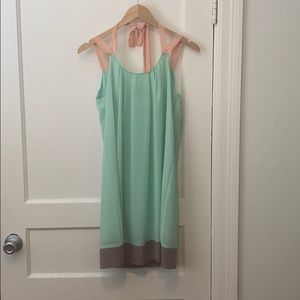 Mint green dress